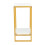 Supporto per fiori 60 cm color oro 2