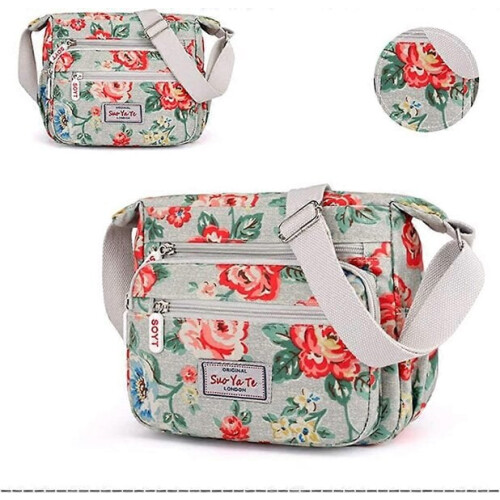 Bandoulière imperméable multi-usage avec roses PHRL23637 1
