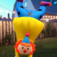 Adult Inflatable Clown Walking Upside Down Costume