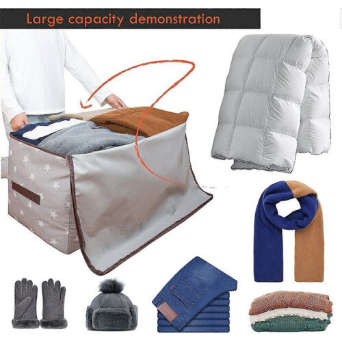 100L Underbed Wardrobe Foldable Organization Bag Coordinated with Gre 1