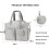 Grand sac à langer imperméable gris 2