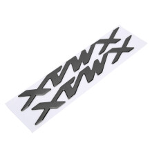 Motorcycle 3D Emblem Stickers Black