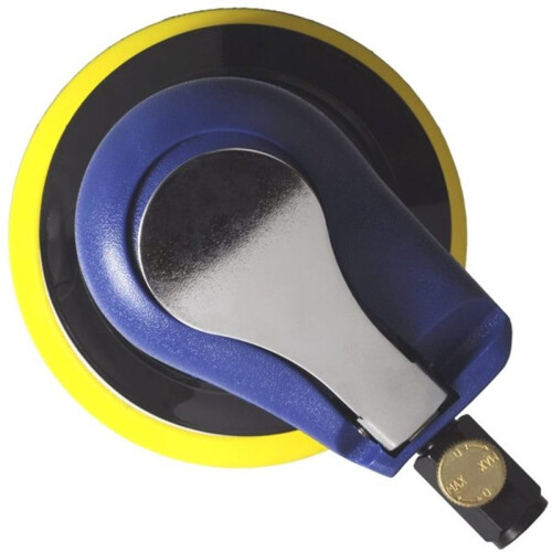 Lixadeira Orbital Aleatória Pneumática de 5 Polegadas, com Kit de Lixamento e Enceramento, para Remoção de Ferrugem e Polimento de Carros