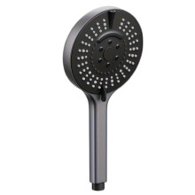 Pommeau de douche noir réglable à main