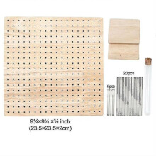 Houten blokkeerplank voor haken