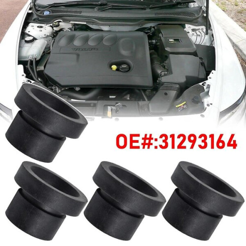 Rubberen motorafdekking 31293164, 4 stuks.