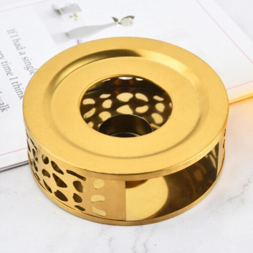 Theepotverwarmer met kaars