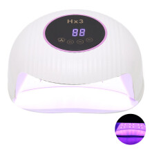 Lámpara de curado de gel de uñas UV LED de 180 W, 3 ajustes de tiempo, secado rápido.
