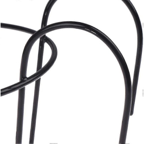Portavaso da giardino da appendere, 12 cm, 4 pezzi, nero 1