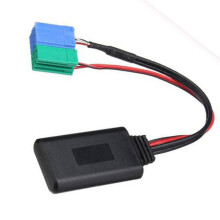 Adaptateur Bluetooth pour autoradio Renault, câble audio stéréo auxiliaire ISO 6Pi
