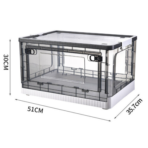 Storage box with 3 doors, 55 l capacity 1