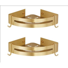 Goldenes Badezimmerregal