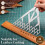 Equal Spacing Divider Tool, 11 Teeth Leather Divider for Quick Marking, Perspective Grid and Bag Nail Layout 5