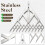 Equal Spacing Divider Tool, 11 Teeth Leather Divider for Quick Marking, Perspective Grid and Bag Nail Layout 6