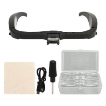 Lunettes loupe frontales Ă 5 lentilles et 3 lampes LED