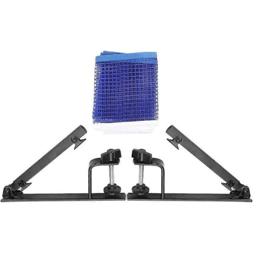 Rete da ping-pong con 2 supporti in metallo 2