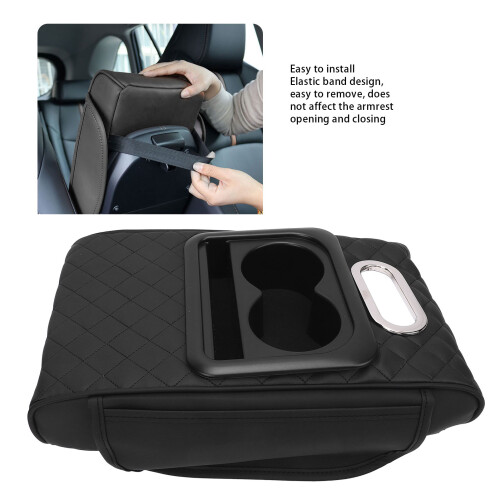 Comfort Car Armrest Pad Memory Foam PU