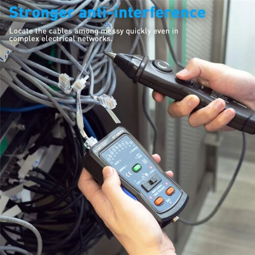 BTMETER Cable Finder Tone Generator Probe Kit-RJ11 RJ45 Wire Tracker Toner Ethernet LAN Network,Continuity Checker Cable Tester 1