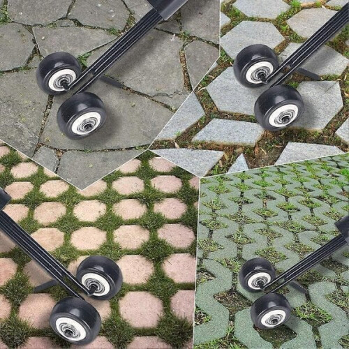 Gerader Unkrautentferner mit Rädern 2