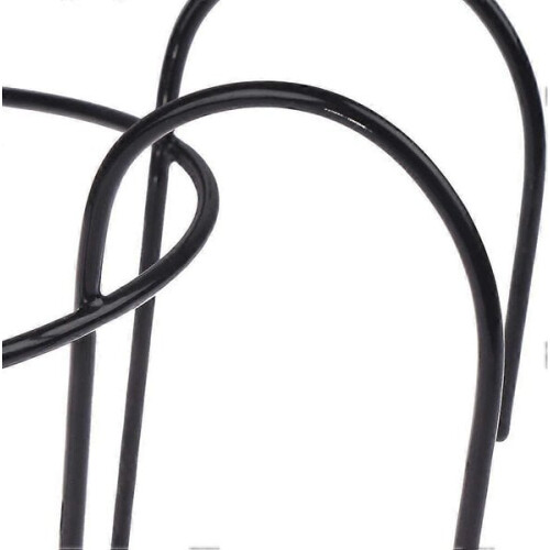 Supporto per vasi da esterno sospeso, nero, 25 cm, 4 pezzi 1