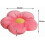 Cuscino morbido a forma di fiore da 50 cm (blu) 2