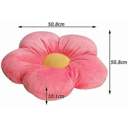 Cuscino morbido a forma di fiore da 50 cm (blu) 1