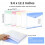 11Hole Binder Pockets, A4 Document File Folders,Transparent, Waterproof, Large-Capacity Storage Bag,Workplace School Use 3