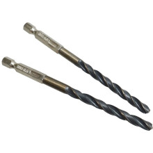 Hex Schaft Metrisches Bohrer-Set 16 Stück (1,5 mm-6,5 mm), Schnellwechsel Hochgeschwindigkeitsstahl Schlagbohrer