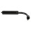 Auspuffrohr 40 mm schwarz 2