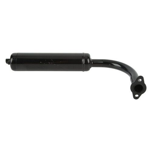 Auspuffrohr 40 mm schwarz 1