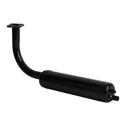 Auspuffrohr 40 mm schwarz 2