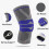 Ginocchiera elastica/stabilizzatore con cuscinetto in silicone e molla 2