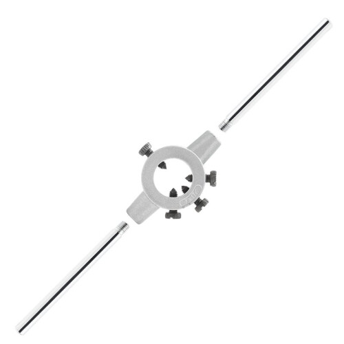 Adjustable Round Die Handle Wrench for M18-M20 Threading, Heavy Duty Tool Steel Construction 2