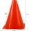 Cones de trânsito de plástico de 7 polegadas para treinamento esportivo 3