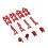 UpgradeKit 1/16" remote control car aluminum red 5