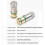 2PC Woodworking Table Hole Positioning Pin Table Card Table Hole Table Quick Locking Backing Block Fit Dog Holes 20mm 3
