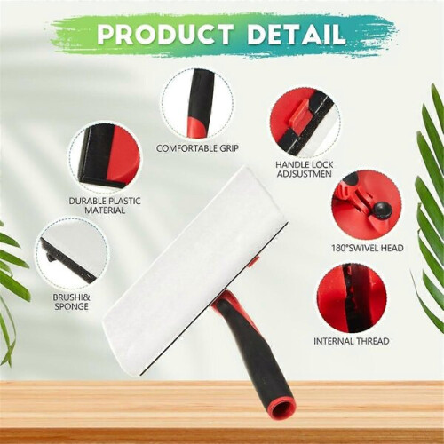 2 pcs. paint application pads with handle and stain applicator for longer 2