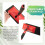 2 pcs. paint application pads with handle and stain applicator for longer 4