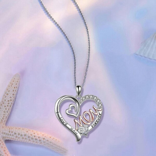 Geschenk für Mama (Silberkette „Doppelte Liebe“) - Weihnachtsgeschenk 2