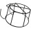 Supporto per vasi da appendere, 20 cm, nero, 4 pezzi 3