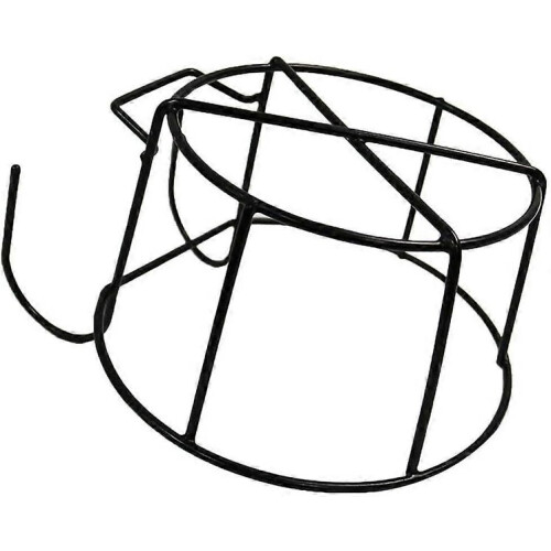 Supporto per vasi da appendere, 20 cm, nero, 4 pezzi 2
