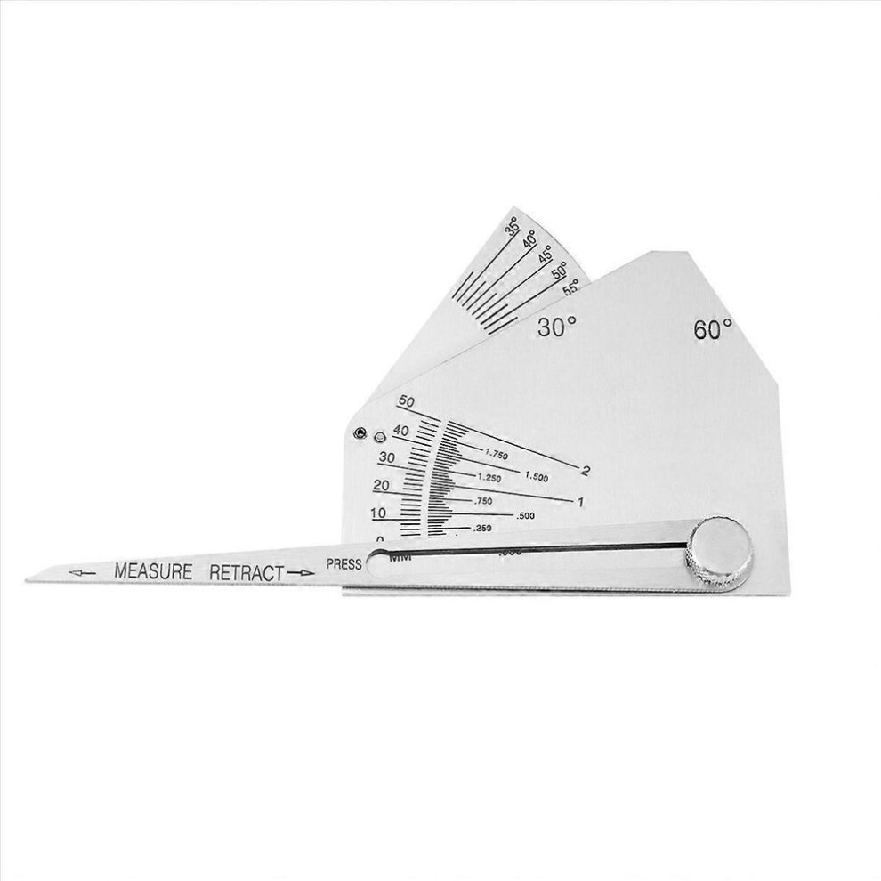Skew-T Fillet Weld Gauge Gage Checking Angle Of Vertical Member Weld 8128095427150