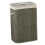 Cesta de ropa cuadrada gris 2
