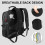 schwarzer Schulrucksack für Herren 2