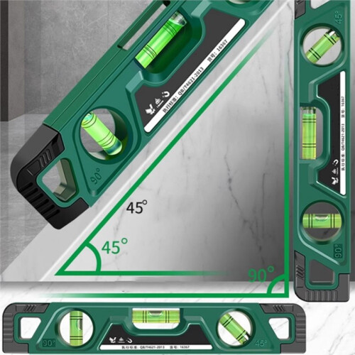 Magnetic  Level Tool 230mm with Triple Bubble Level Ruler for Precise Alignment 1