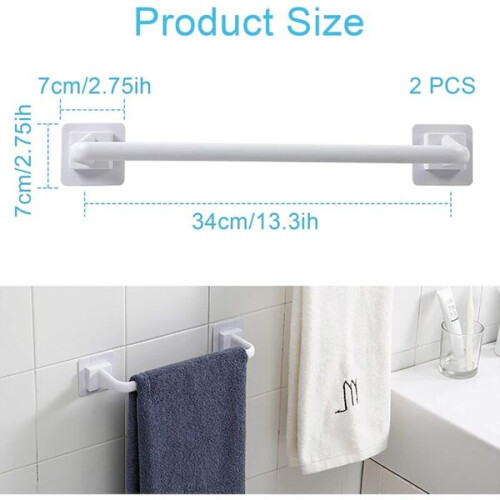 Amxcnoy plastic wall-mounted towel racks flower 1