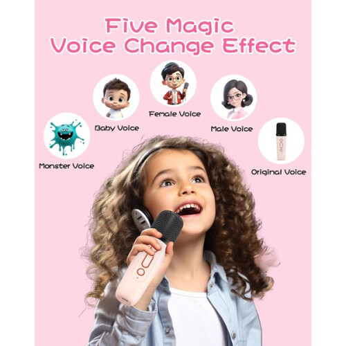Macchina per karaoke per bambini e adulti, portatile con Bluetooth. 1