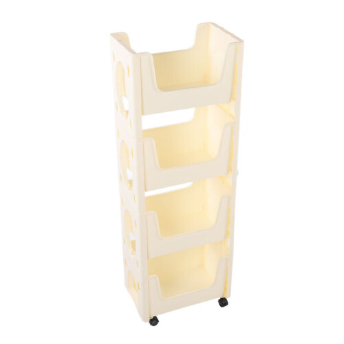 Storage trolley, 4-layer, beige 1