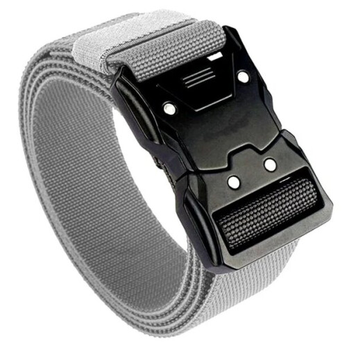 Cinto masculino tamanho L6, cinza 2