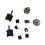 10 Pezzi PT65103 Interruttore DIP Rotativo di Codifica 0-F/16 Bit 3:3 Positivo 3